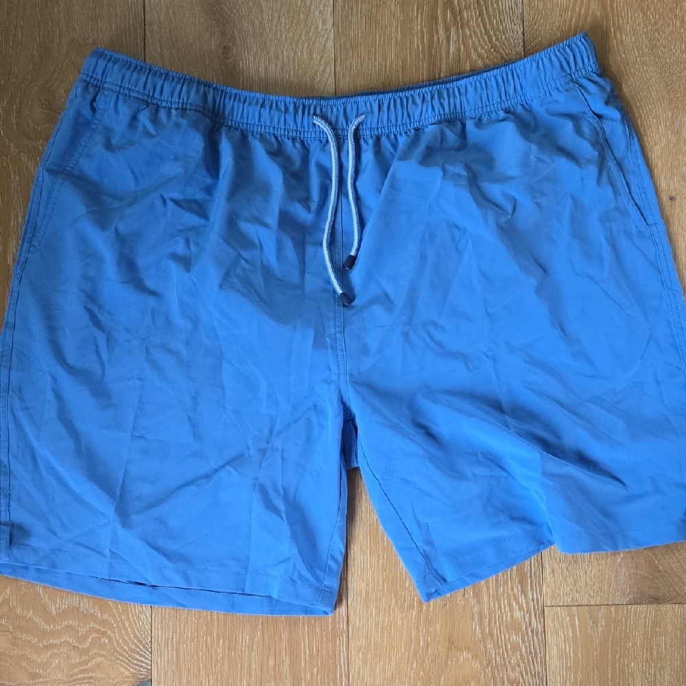 Peter Millar Blue Swim Trunks Quick-Dry Elastic Waist